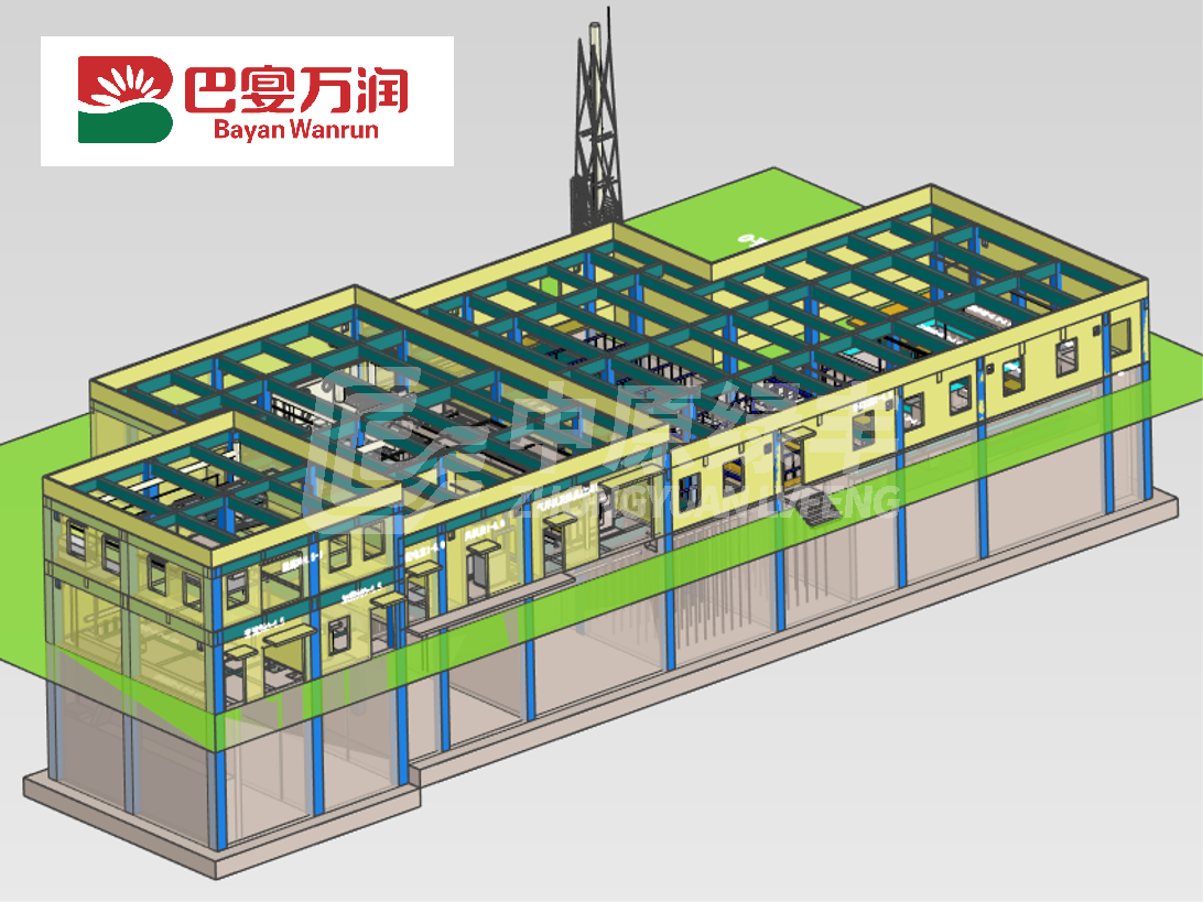 巴彥萬潤3500m3/d屠宰豬廢水處理工程